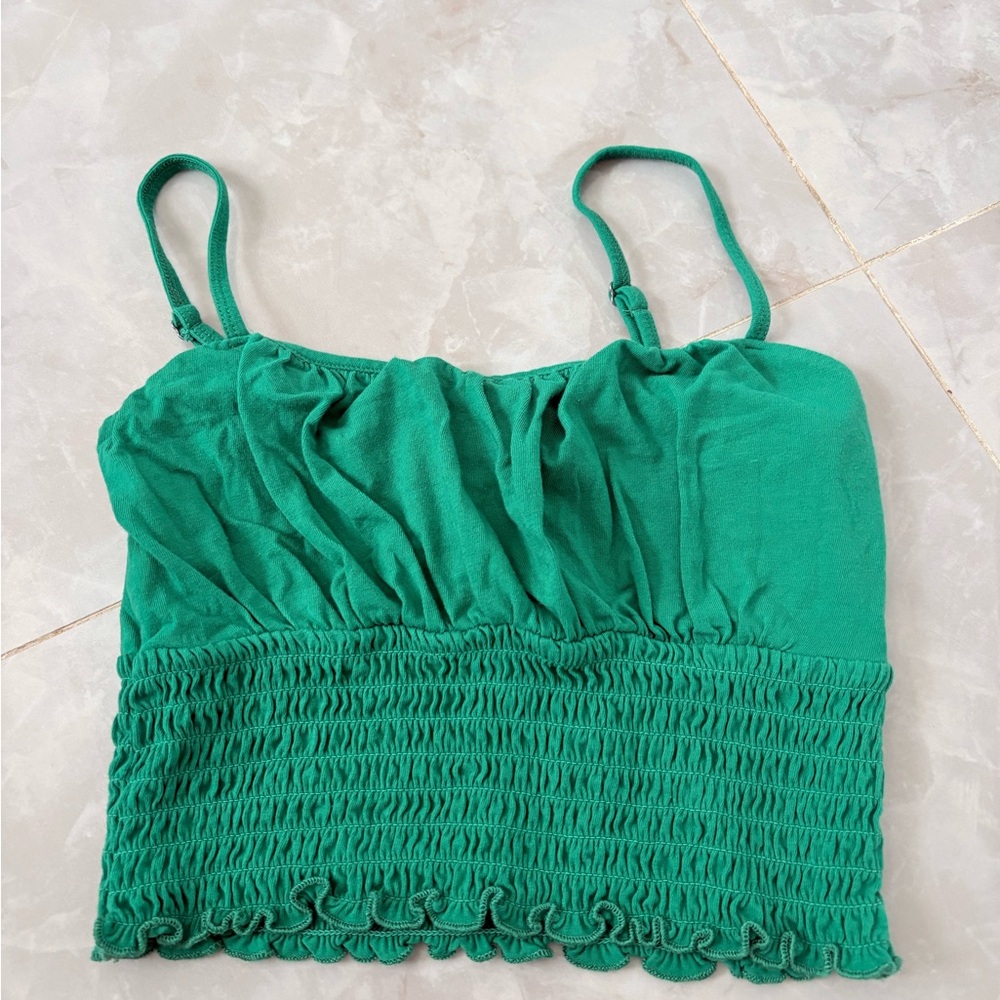Green crop top bundle